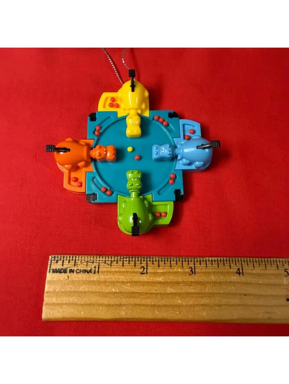 Hungry Hippos Ornament - Ruz - New with Tags